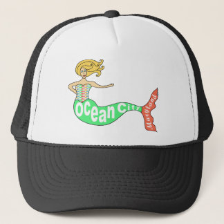 Gorra De Camionero Ciudad del océano, sirena de Maryland
