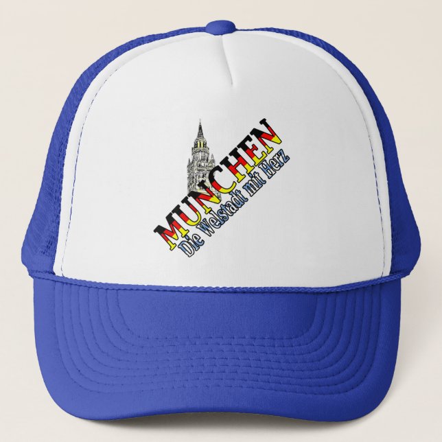 Gorra De Camionero Ciudad München del futuro (Anverso)