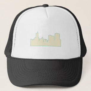 Gorra De Camionero Ciudad Scape de Chicago