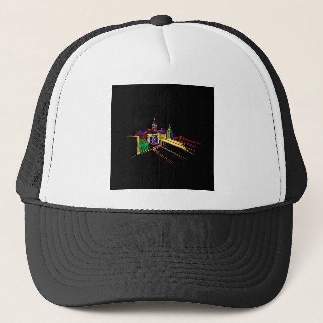 Gorra De Camionero Ciudad vibrante (Anverso)