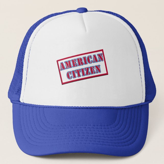 Gorra De Camionero Ciudadano Americano (Anverso)
