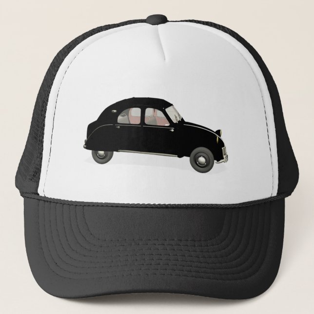 Gorra De Camionero Ciudadano negro 2CV (Anverso)