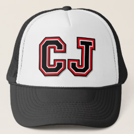 Gorra De Camionero "CJ" Monogramado
