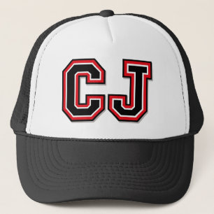 Gorra De Camionero "CJ" Monogramado