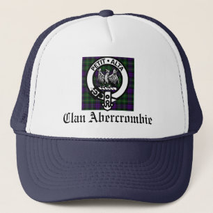 Gorra De Camionero Clan Abercrombie Escudo Badge y Tartán