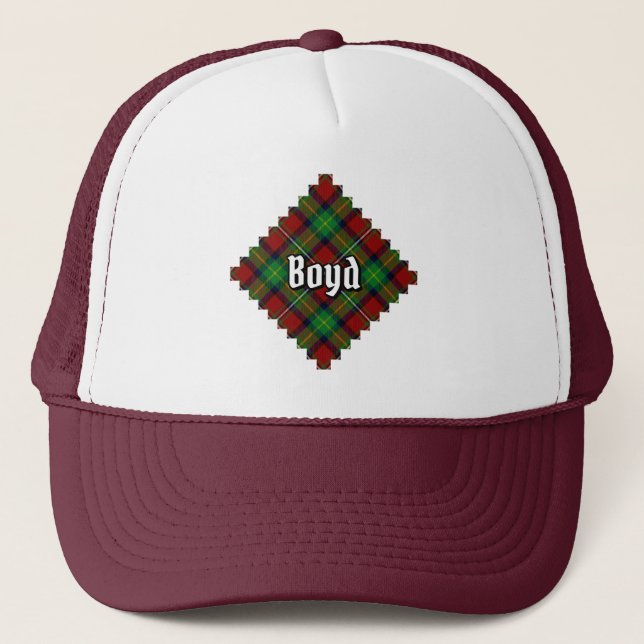 Gorra De Camionero Clan Boyd Tartan (Anverso)