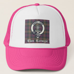 Gorra De Camionero Clan Carnegie Escudo Tartan