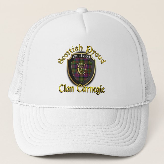 Gorra De Camionero Clan Carnegie Scottish Dynasty Cap (Anverso)