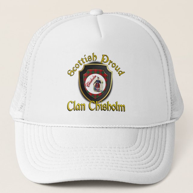 Gorra De Camionero Clan Chisholm Scottish Dynasty Cap (Anverso)