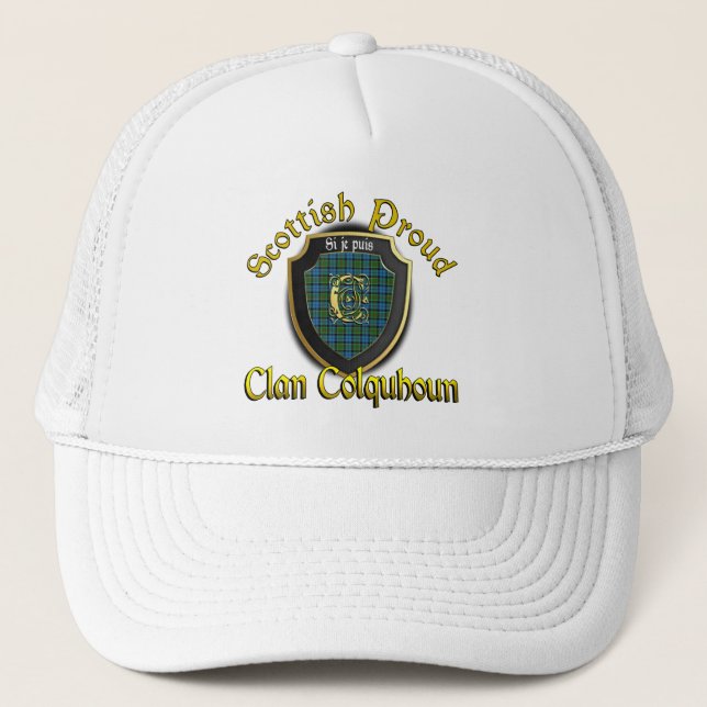 Gorra De Camionero Clan Colquhoun Scottish Dynasty Cap (Anverso)