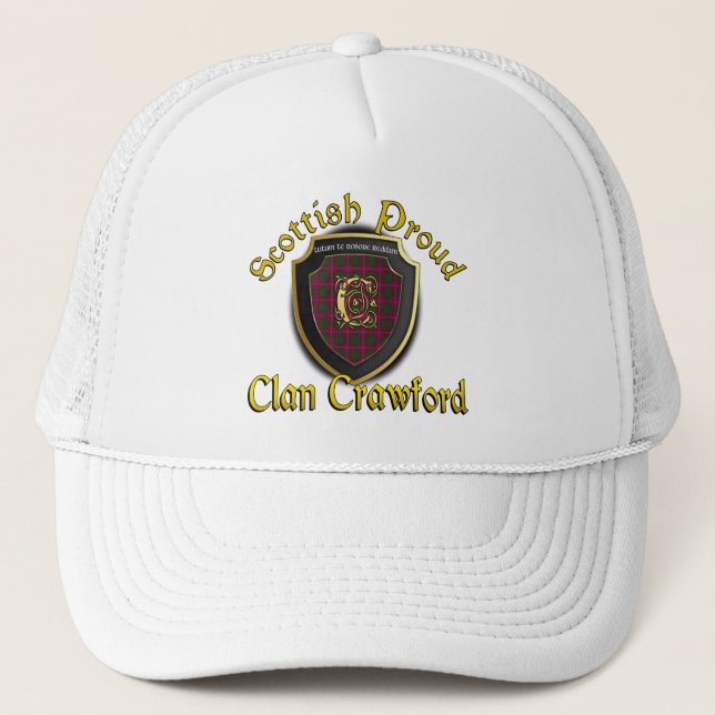 Gorra De Camionero Clan Crawford Scottish Dynasty Cap (Anverso)