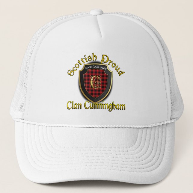 Gorra De Camionero Clan Cunningham Scottish Dynasty Cap (Anverso)