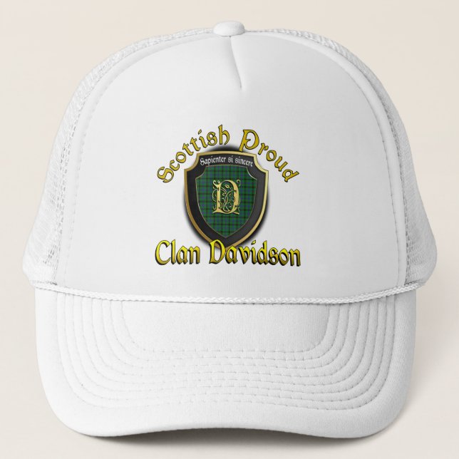 Gorra De Camionero Clan Davidson Scottish Dynasty Cap (Anverso)