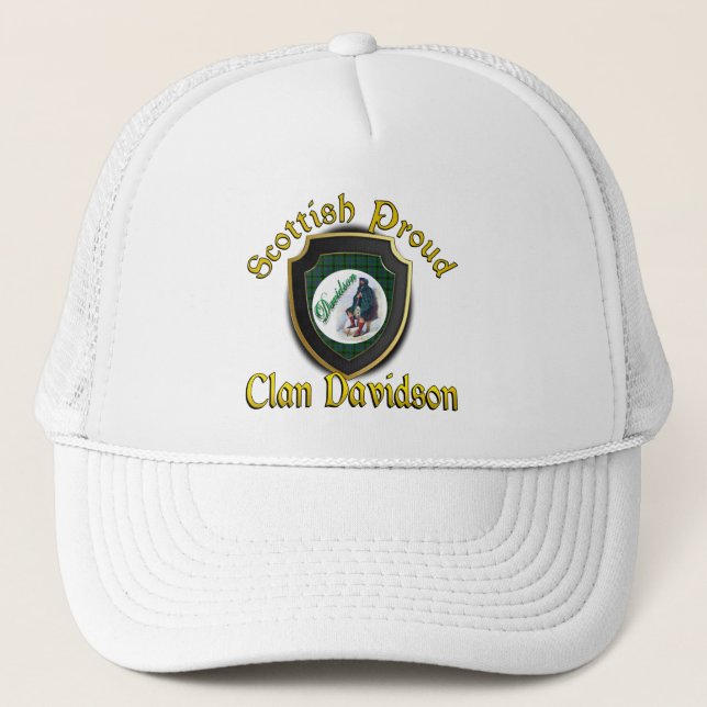 Gorra De Camionero Clan Davidson Scottish Dynasty Cap (Anverso)