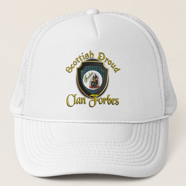 Gorra De Camionero Clan Forbes Scottish Dynasty Cap (Anverso)