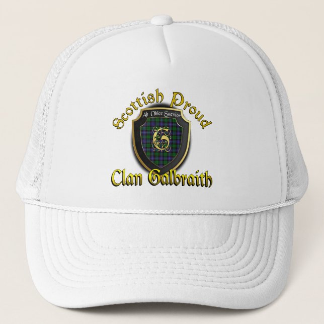 Gorra De Camionero Clan Galbraith Scottish Dynasty Cap (Anverso)