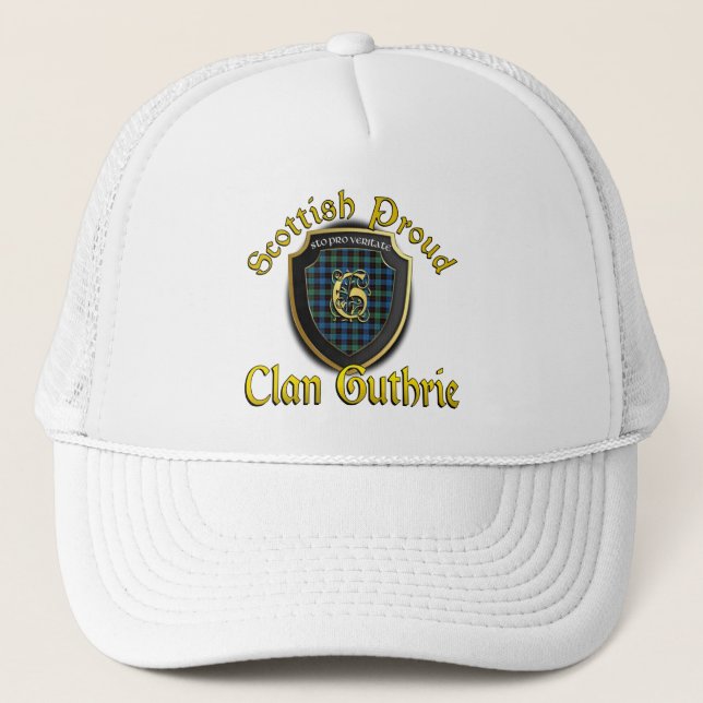 Gorra De Camionero Clan Guthrie Scottish Dynasty Cap (Anverso)