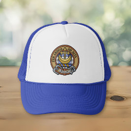 Gorra De Camionero Clan Hannay Escudo sobre Tartán