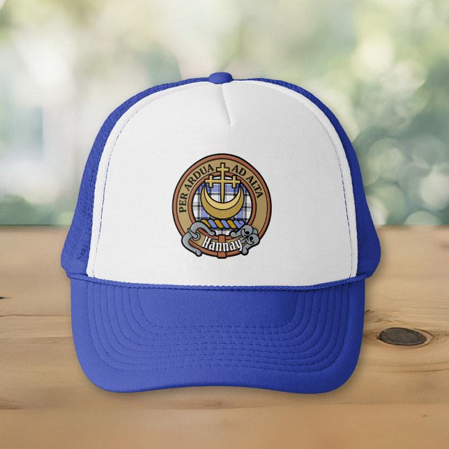 Gorra De Camionero Clan Hannay Escudo sobre Tartán (Subido por el creador)