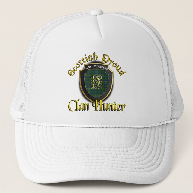 Gorra De Camionero Clan Hunter Scottish Dynasty Cap (Anverso)