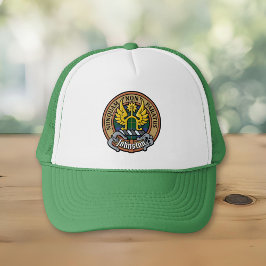 Gorra De Camionero Clan Johnston Escudo Trucker Hat