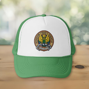 Gorra De Camionero Clan Johnston Escudo Trucker Hat