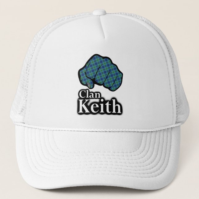 Gorra De Camionero Clan Keith Scotland Proud Tartan Fist (Anverso)