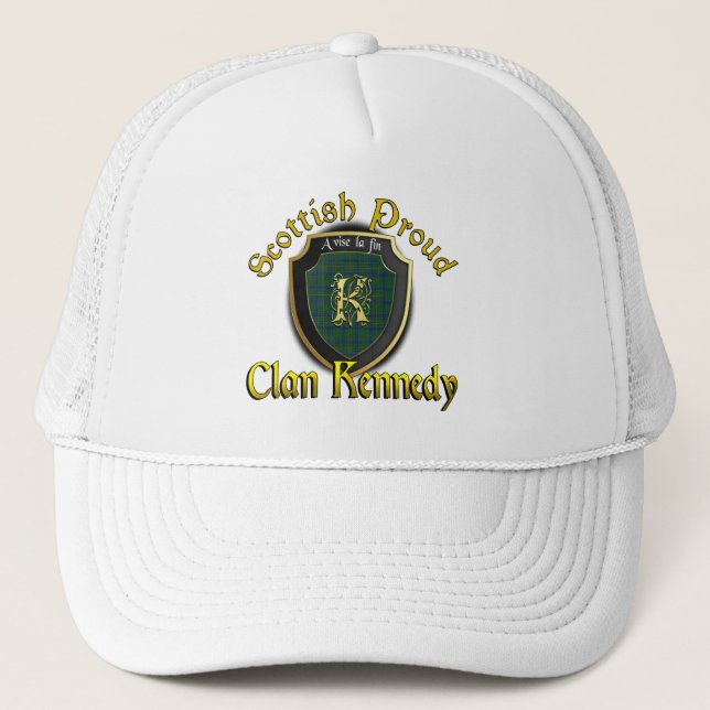 Gorra De Camionero Clan Kennedy Scottish Dynasty Cap (Anverso)