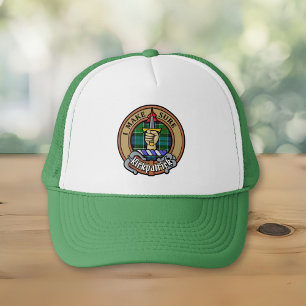 Gorra De Camionero Clan Kirkpatrick Escudo sobre Tartán