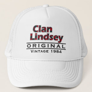 Gorra De Camionero Clan Lindsey Vintage Personaliza tu año de nacimie