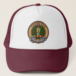 Gorra De Camionero Clan MacAlister Escudo sobre la caza de Glenbarr T