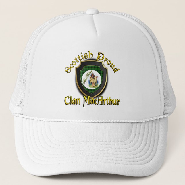 Gorra De Camionero Clan MacArthur Scottish Dynasty Cap (Anverso)