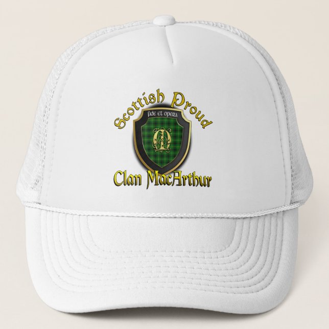 Gorra De Camionero Clan MacArthur Scottish Dynasty Cap (Anverso)