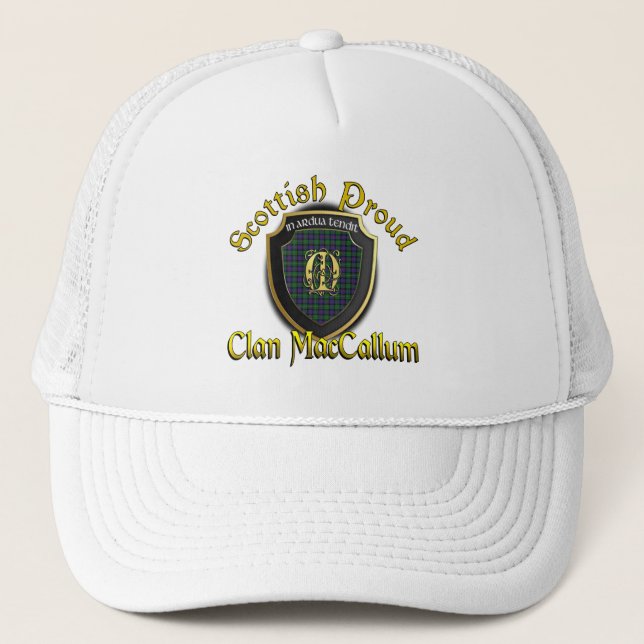 Gorra De Camionero Clan MacCallum Scottish Dynasty Cap (Anverso)