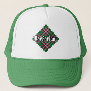 Gorra De Camionero Clan MacFarlane Caza moderna Tartán