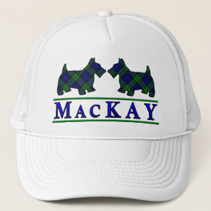 Gorra De Camionero Clan MacKay Tartan Scottie Dogs