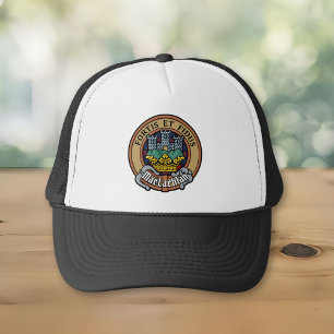 Gorra De Camionero Clan MacLachlan Escudo sobre Tartán