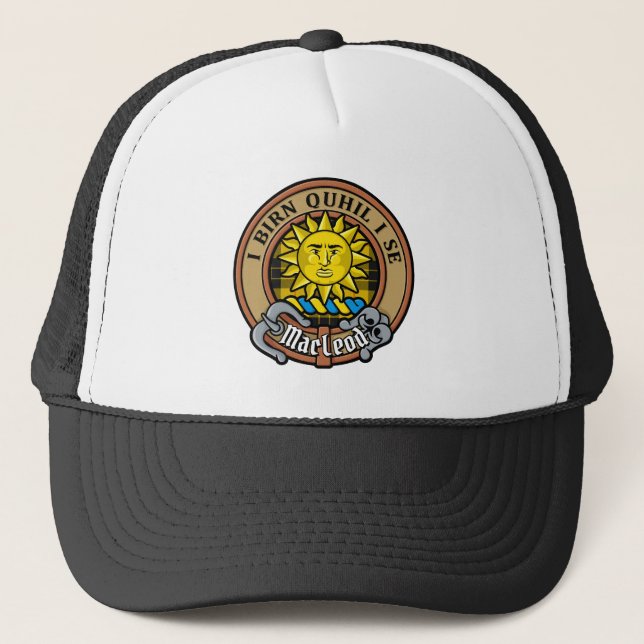 Gorra De Camionero Clan MacLeod de Lewis Escudo (Anverso)