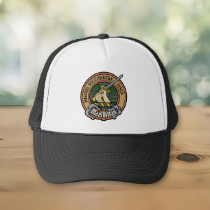 Gorra De Camionero Clan MacMillan Escudo sobre la caza de tartán