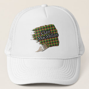 Gorra De Camionero Clan MacMillan Tartan Paint Brush Cap