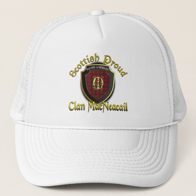 Gorra De Camionero Clan MacNeacail Scottish Dynasty Cap (Anverso)