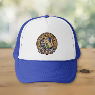 Gorra De Camionero Clan MacPherson Escudo por Blue Dress Tartán