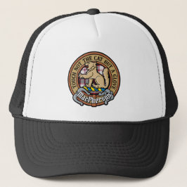 Gorra De Camionero Clan MacPherson Escudo sobre la caza de tartán