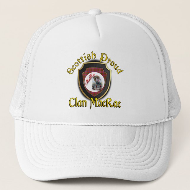 Gorra De Camionero Clan MacRae Scottish Dynasty Cap (Anverso)