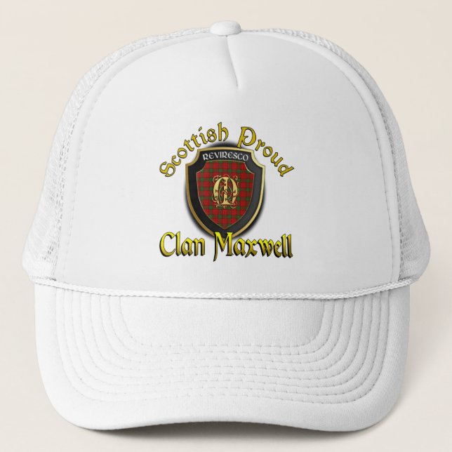 Gorra De Camionero Clan Maxwell Scottish Dynasty Cap (Anverso)