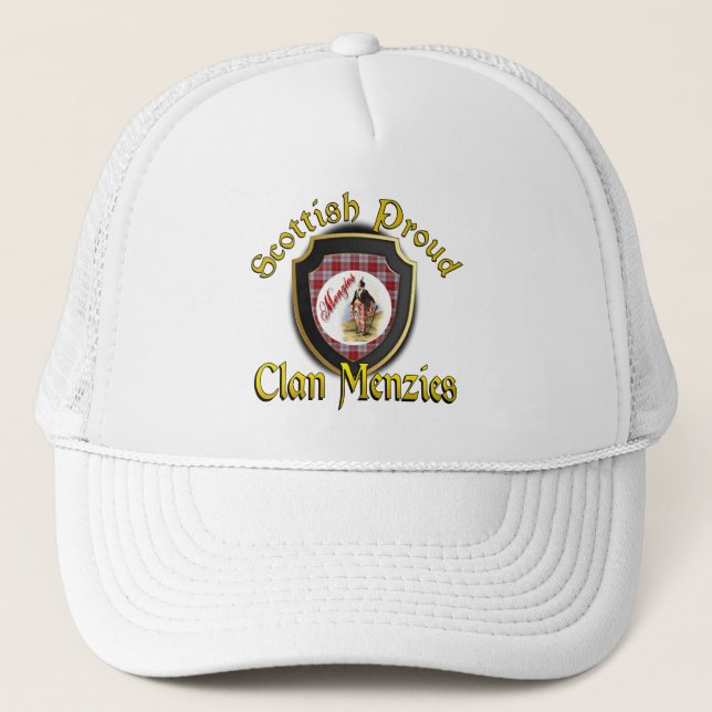 Gorra De Camionero Clan Menzies Scottish Dynasty Cap (Anverso)
