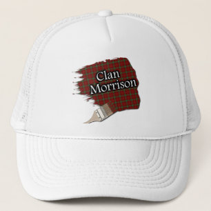 Gorra De Camionero Clan Morrison Tartan Paint Brush Cap