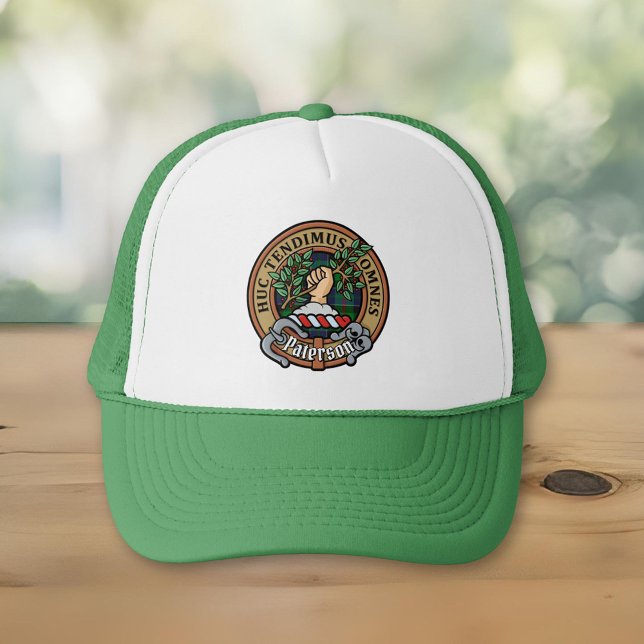 Gorra De Camionero Clan Paterson Escudo sobre Tartán (Subido por el creador)