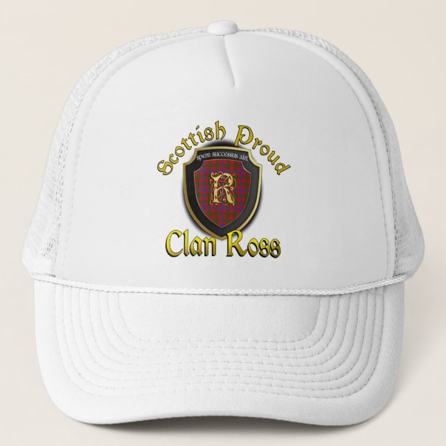 Gorra De Camionero Clan Ross Scottish Dynasty Cap (Anverso)
