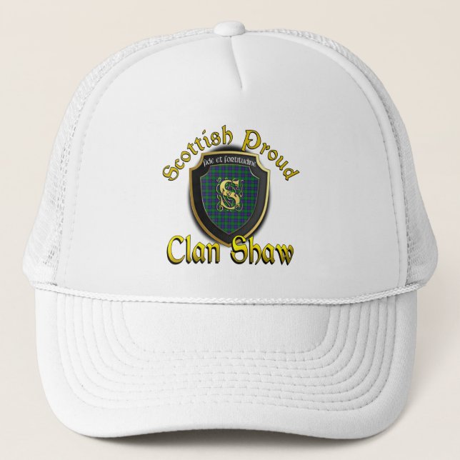 Gorra De Camionero Clan Shaw Scottish Dynasty Cap (Anverso)